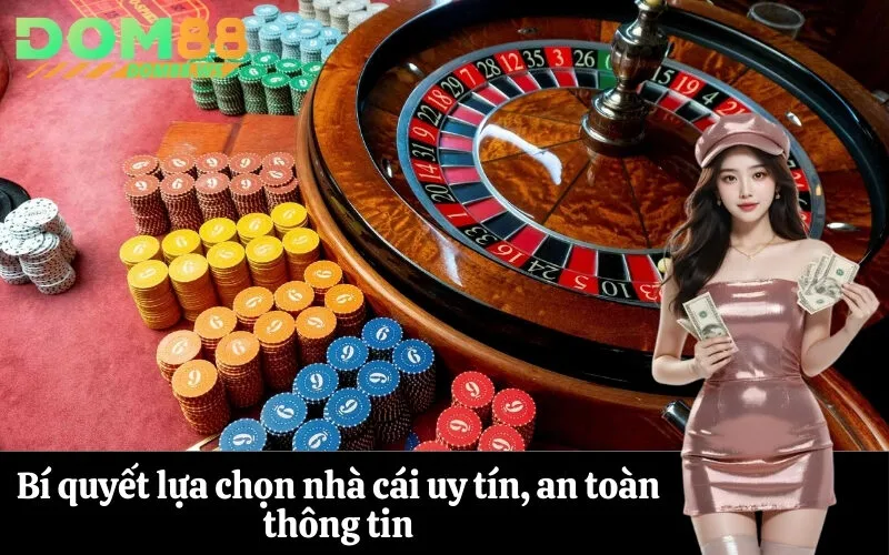 Bí quyết lựa chọn nhà cái uy tín, an toàn thông tin