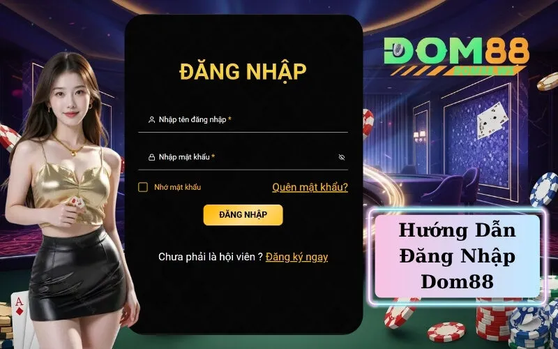 Hướng Dẫn Đăng Nhập Dom88